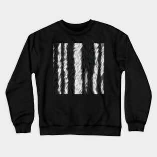 Zebra Fur Crewneck Sweatshirt